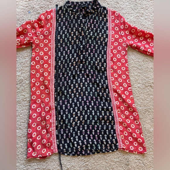 Tolani Silk Tunic Dress. Small. - Picture 4 of 6